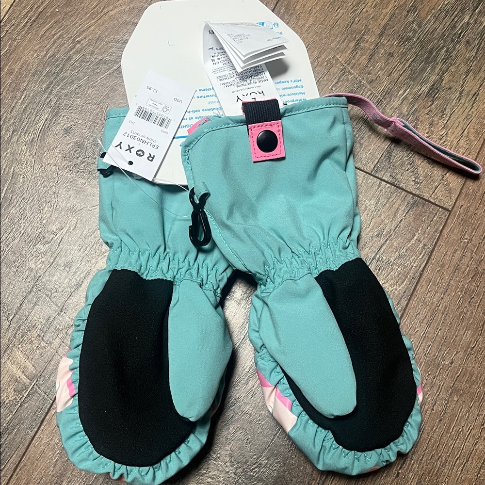 NWT Roxy Girls Snow Mitts - Picture 3 of 7